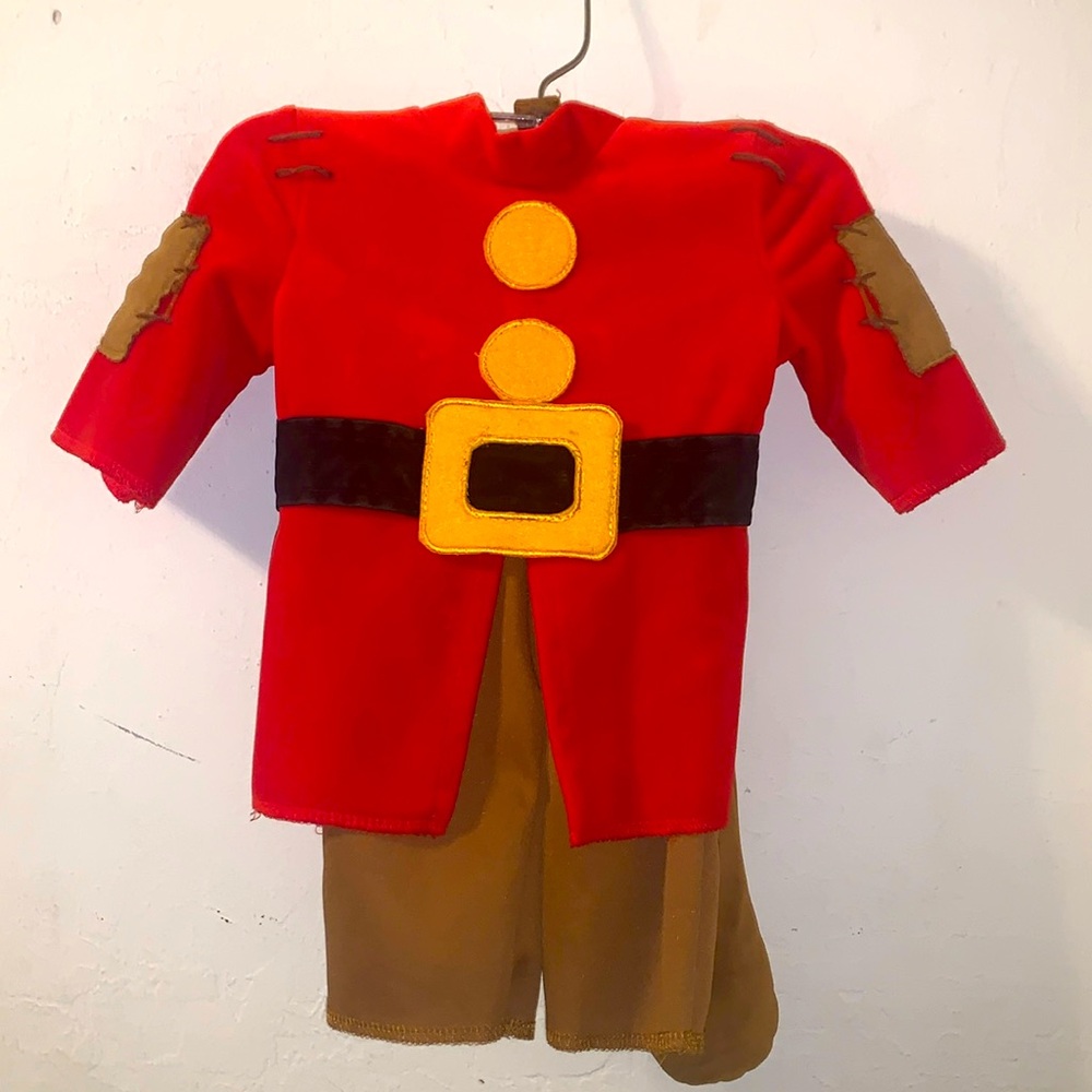 Disney Red Multicolors Costume- 3-6 Months